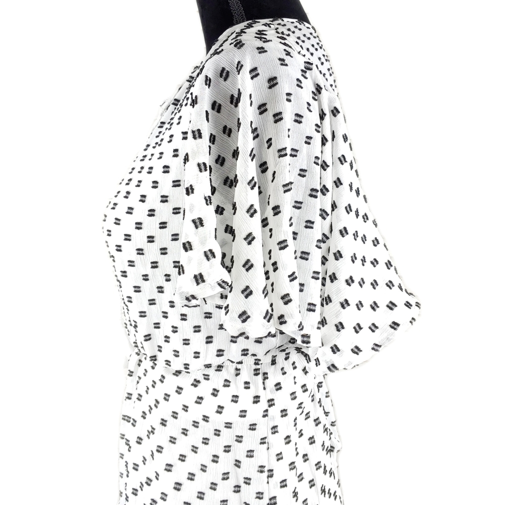 NWT JACK by BB Dakota $78 Wmns XS Black & White We-Dot-You Dress  - Picture 8 of 9